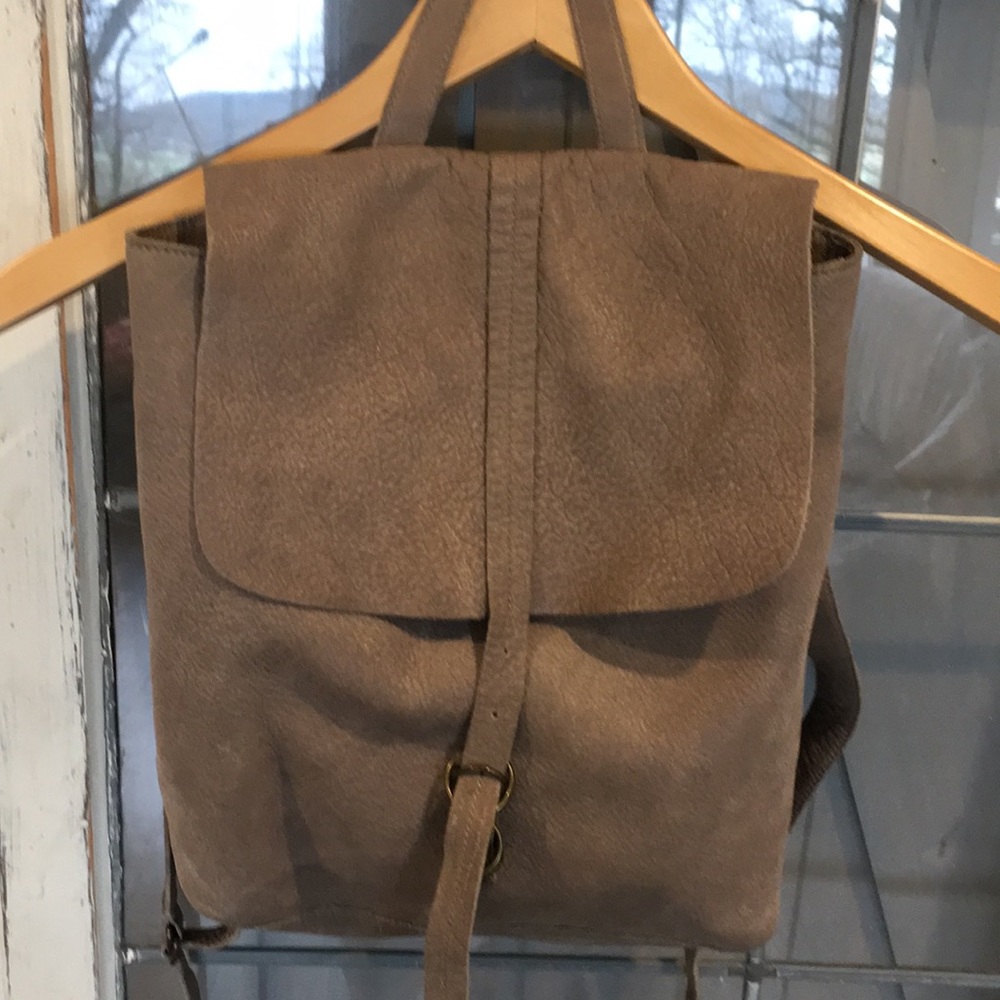 Leather handbag/backpack